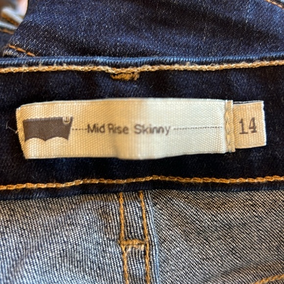 Levi’s Mid Rise Skinny Capri, Size 14 - Picture 5 of 6